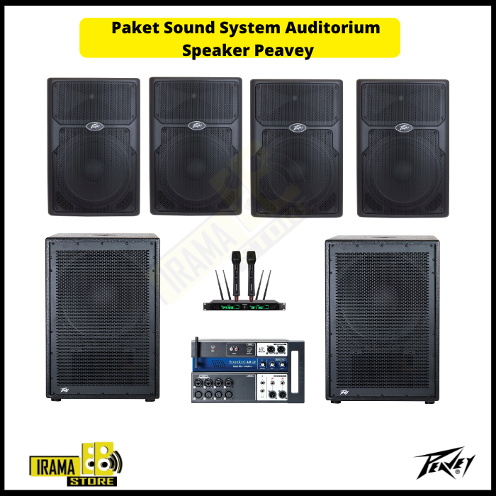 Paket Auditorium  speaker Peavey - 2 Speaker 2 Sub